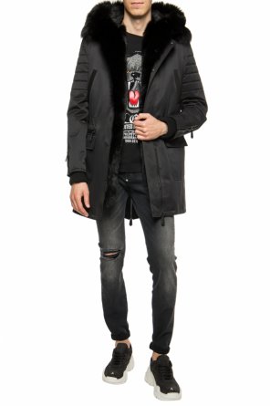 Long jacket with a fur finish, zdjęcie 2 Long jacket with a fur finish od Philipp Plein